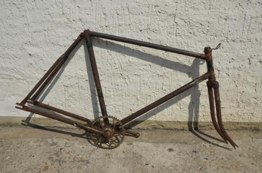 Fahrradrahmen "Chemnitzia" Herrenausf. 26 Zoll, Stahl, RH=55 cm, 30er Jahre.  