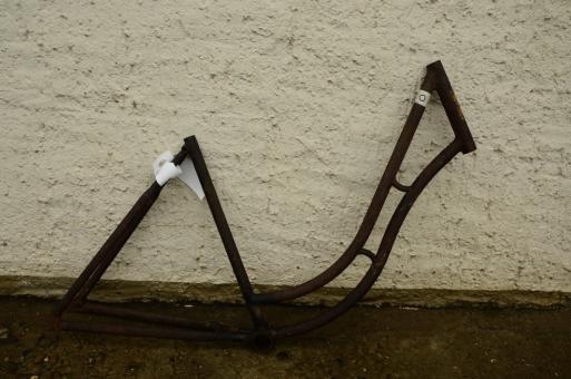 Fahrradrahmen "Opel", 30er Jahre, Muffenlos, 28 Zoll, Rahmenhöhe = 50 cm 