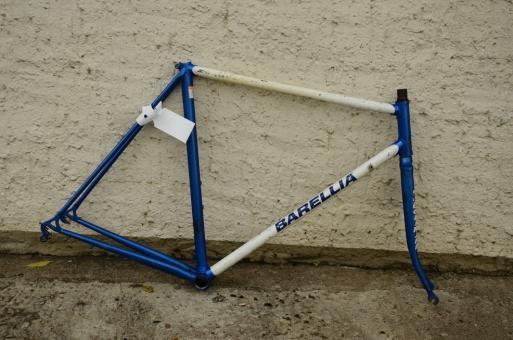 Fahrradrahmen Brügelmann "Barellia", 28 Zoll, blau metallic 