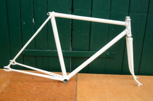 Bahnrahmen mit Nervex-Muffen, Rahmenhöhe 51 cm, 50er Jahre. 