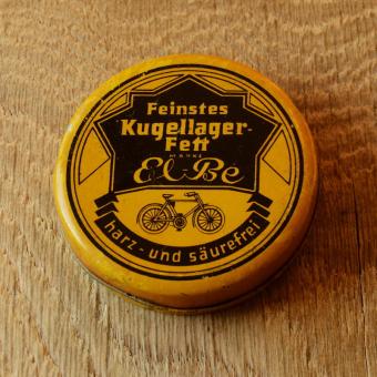 Kugellagerfett Blechdose "EL-BE" orig. 30er Jahre, 65 x 19 mm, ohne Inhalt  
