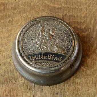 Fahrrad/Moped Klingel Deckel "WITTEKIND", orig. 50er Jahre, verchromt, ohne Unterteil, ggf. Gebrauchsspuren, siehe Bilder 