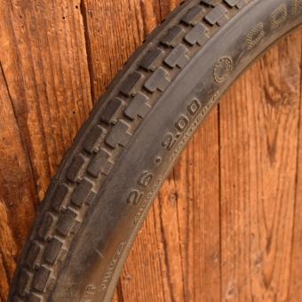 Reifen Motorrad, CONTINENTAL, 26 x 2,00, 30er J., schwarz, gebraucht gem. Bildern 