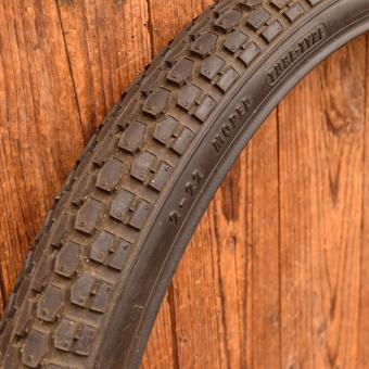 Reifen Motorrad, CONTINENTAL, 2 - 22, schwarz, gebraucht gem. Bildern 