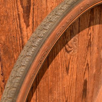 Reifen Fahrrad, CONTINENTAL, 28 x 1,75(477-622), C144, 70er J., braunwand, gebraucht gem. Bildern  