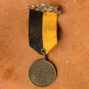 Radfahrerorden, ÖRB GRUPPENWANDERFAHRT WIEN NEUSTADT, orig. Jahrgang 1915 