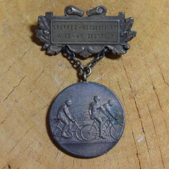 Radfahrerorden, GRUPPEN-WANDERFAHRT WIEN -WR. NEUSTAFT, orig. Jahrgang 1912 