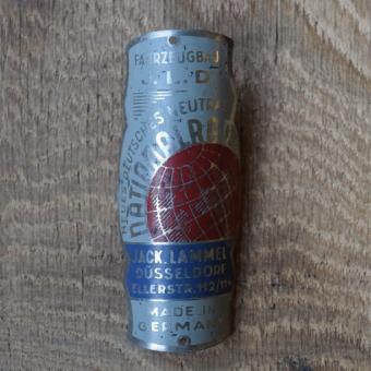 Steuerkopfschild Nationalrad, 30er Jahre, Originalschild aus Sammlungsbestand 