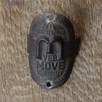 Steuerkopfschild Möwe, 50er Jahre, Originalschild aus Sammlungsbestand 