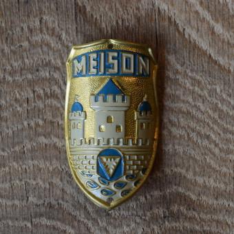 Steuerkopfschild Meison, 30-50er Jahre, Originalschild aus Sammlungsbestand 