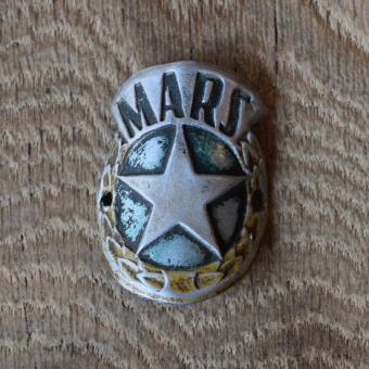 Steuerkopfschild Mars, 50er Jahre, Originalschild aus Sammlungsbestand 