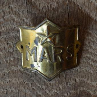 Steuerkopfschild Mars, 30-50er Jahre, Originalschild aus Sammlungsbestand 