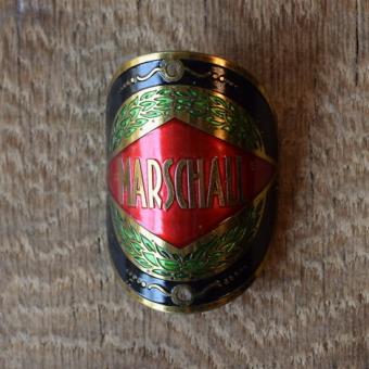 Steuerkopfschild Marshall, 30-50er Jahre, Originalschild aus Sammlungsbestand 