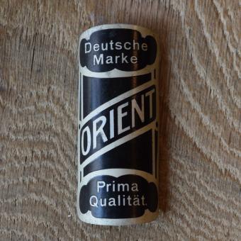 Steuerkopfschild Orient, 30er Jahre, Originalschild aus Sammlungsbestand 