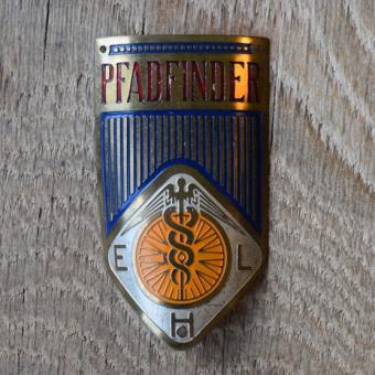 Steuerkopfschild Pfadfinder, 30er Jahre, Originalschild aus Sammlungsbestand 