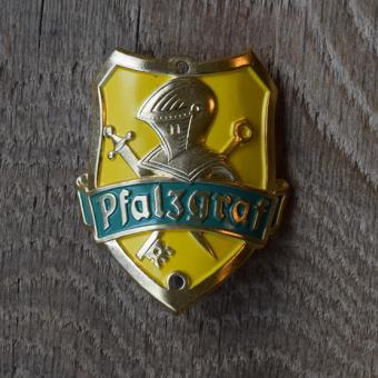 Steuerkopfschild Pfalzgraf, 50er Jahre, Originalschild aus Sammlungsbestand 