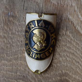 Steuerkopfschild Patria WKC, 30-50er Jahre, Originalschild aus Sammlungsbestand 