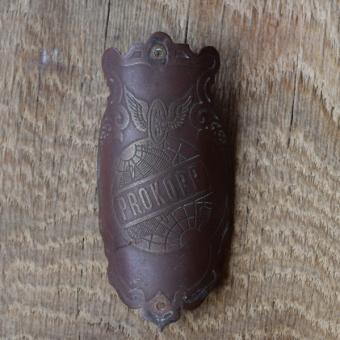 Steuerkopfschild Prokopp, 20-30er Jahre, Originalschild aus Sammlungsbestand 