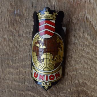 Steuerkopfschild Union, 50er Jahre, Originalschild aus Sammlungsbestand 