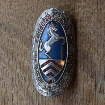 Steuerkopfschild Stricker, 50er Jahre, Originalschild aus Sammlungsbestand 