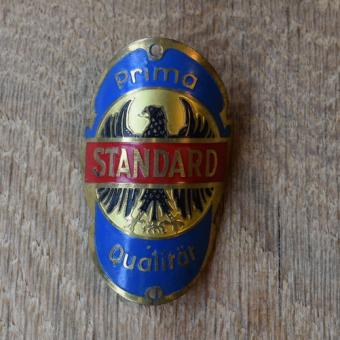 Steuerkopfschild Standard, 30-50er Jahre, Originalschild aus Sammlungsbestand 