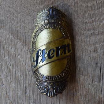 Steuerkopfschild Stern, 20-30er Jahre, Originalschild aus Sammlungsbestand 