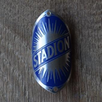 Steuerkopfschild Stadion, 30-50er Jahre, Originalschild aus Sammlungsbestand 