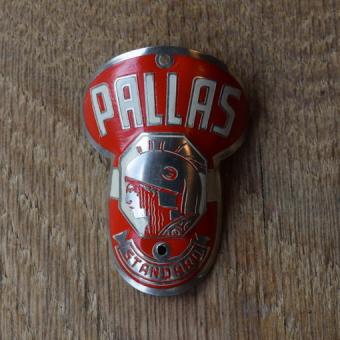 Steuerkopfschild Pallas, 30er Jahre, Originalschild aus Sammlungsbestand 