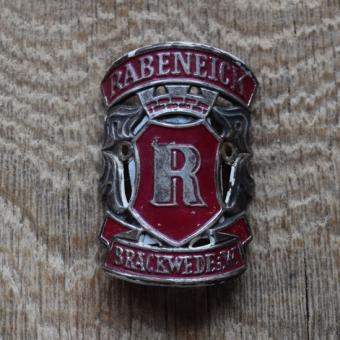 Steuerkopfschild Rabeneick, 50er Jahre, Originalschild aus Sammlungsbestand 