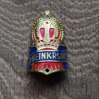 Steuerkopfschild Rheinkrone, 50er Jahre, Originalschild aus Sammlungsbestand 