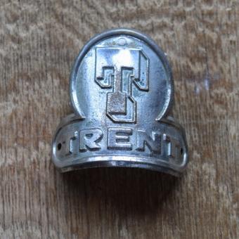 Steuerkopfschild Trent, 50er Jahre, Originalschild aus Sammlungsbestand 