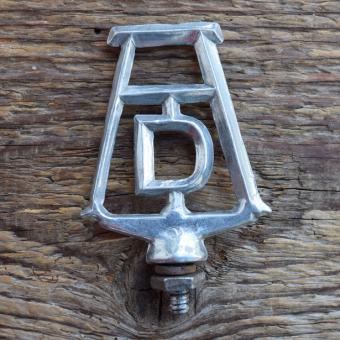 Schutzblechfigur ALBRECHT DÜRER, Alu Druckguss, orig. Altbestand 30-50er Jahre, Zustand siehe Bild 