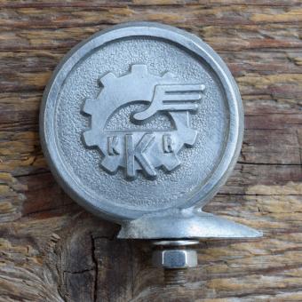 Schutzblechfigur KKR, Alu Druckguss, orig. Altbestand 30-50er Jahre, Zustand siehe Bild 