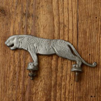 Schutzblechfigur PANTHER, Alu Druckguss, orig. Altbestand 30er Jahre, Zustand siehe Bild 