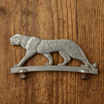 Schutzblechfigur PANTHER, Alu Druckguss, orig. Altbestand 50er Jahre, Zustand siehe Bild 
