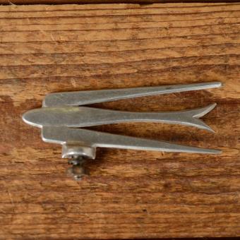 Universale Schutzblechfigur VOGEL - passend für jedes Rad, Alu Druckguss, orig. Altbestand 50er Jahre, Zustand siehe Bild 