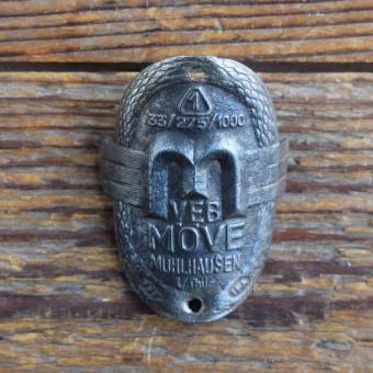 Steuerkopfschild MÖWE, 50er Jahre, Originalschild aus Sammlungsbestand 