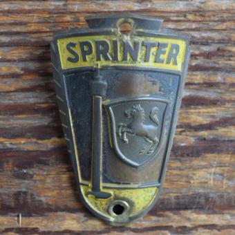 Steuerkopfschild SPRINTER, 60er Jahre, Originalschild aus Sammlungsbestand 