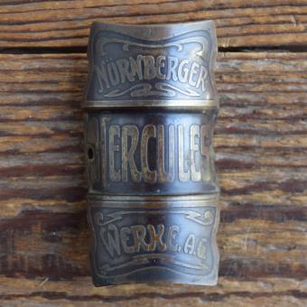 Steuerkopfschild HERCULES, 20-30er Jahre, Originalschild aus Sammlungsbestand 