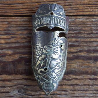 Steuerkopfschild WANDERVOGEL, 20er Jahre, Originalschild aus Sammlungsbestand 