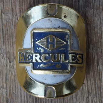 Steuerkopfschild HERCULES, 60er Jahre, Originalschild aus Sammlungsbestand 