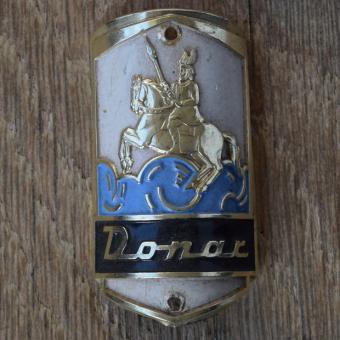 Steuerkopfschild DONAR, 50er Jahre, Originalschild aus Sammlungsbestand 