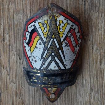 Steuerkopfschild FREGATTE, 50er Jahre, Originalschild aus Sammlungsbestand 