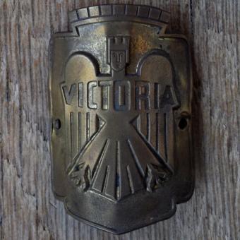 Steuerkopfschild VICTORIA, 50er Jahre, Originalschild aus Sammlungsbestand 