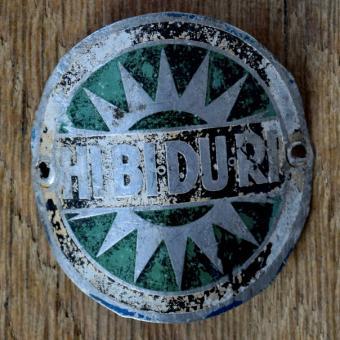 Steuerkopfschild HI.BI.DU.RI, 50er Jahre, Originalschild aus Sammlungsbestand 