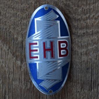 Steuerkopfschild EHB, 50er Jahre, Originalschild aus Sammlungsbestand 