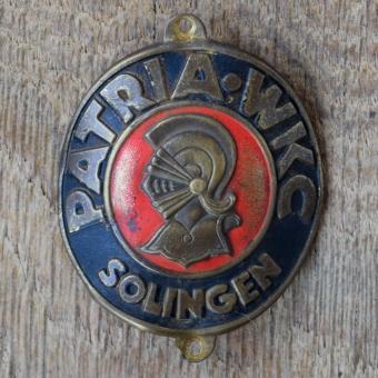 Steuerkopfschild PATRIA WKC, 50er Jahre, Originalschild aus Sammlungsbestand 