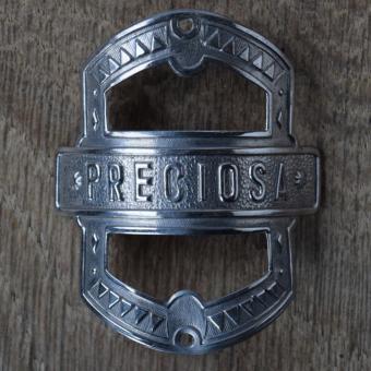 Steuerkopfschild PRECIOSA, 20er Jahre, Originalschild aus Sammlungsbestand 