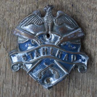 Steuerkopfschild STAHLRAD, 50er Jahre, Originalschild aus Sammlungsbestand 