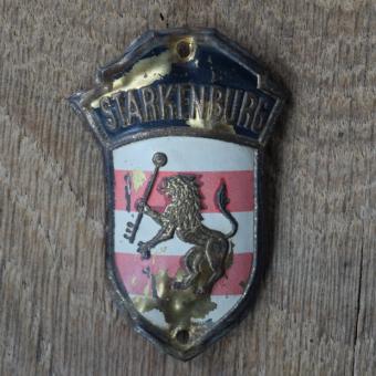 Steuerkopfschild STARKENBURG, 50er Jahre, Originalschild aus Sammlungsbestand 
